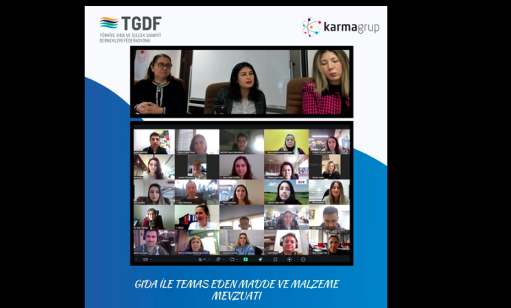 Gıda ile Temas Eden Madde ve Malzemeler Mevzuatı Webinarı Düzenlendi